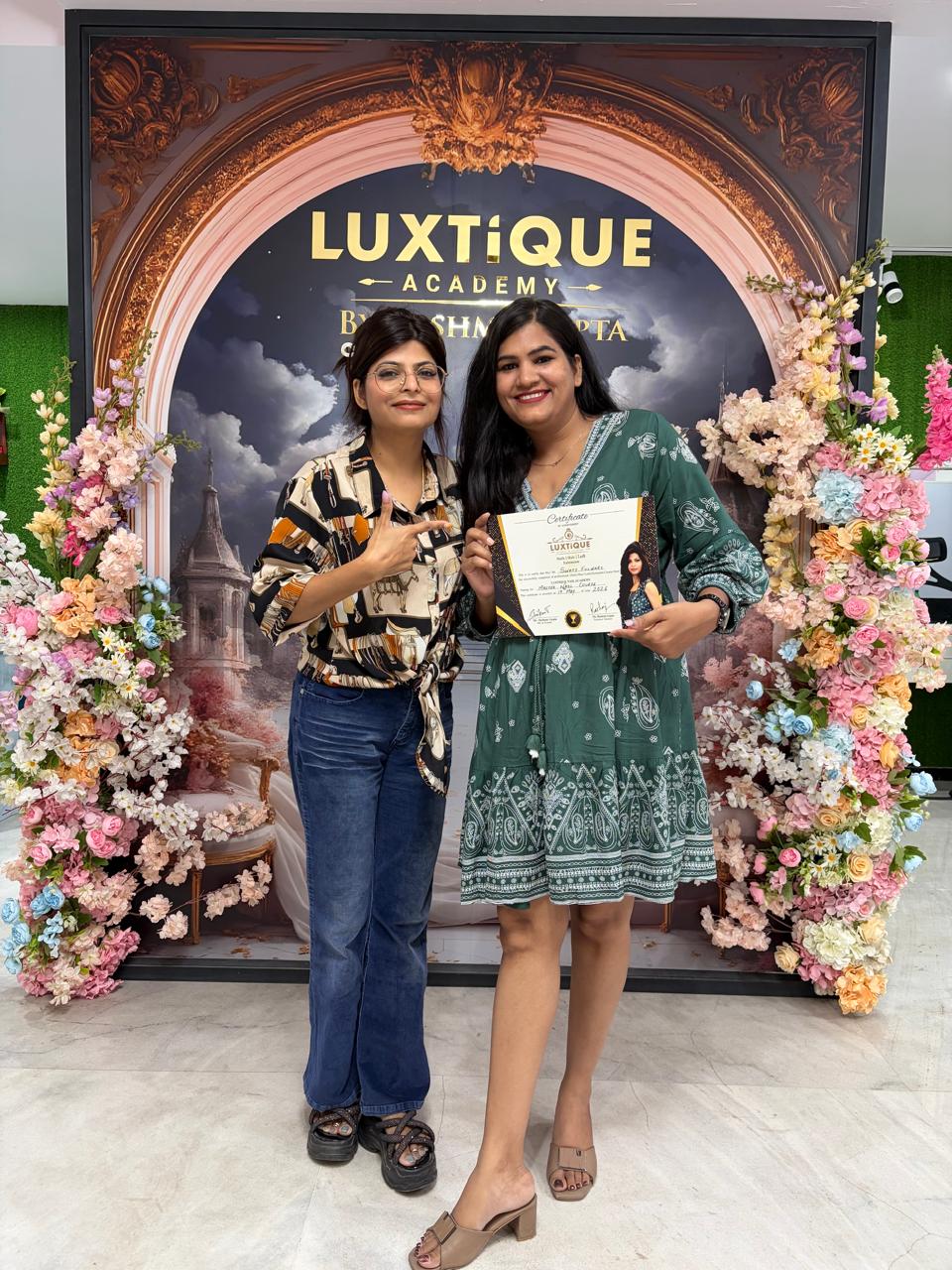 Swati Fulwari — Luxtique Master Nail Course graduate from Beawar