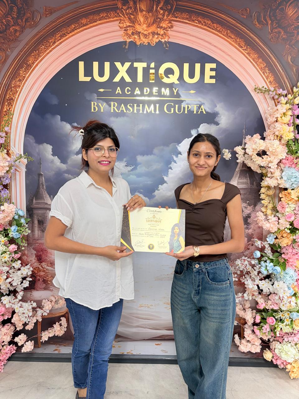 Bhumika Nawal — Luxtique Advance Nail Course graduate from Jaipur
