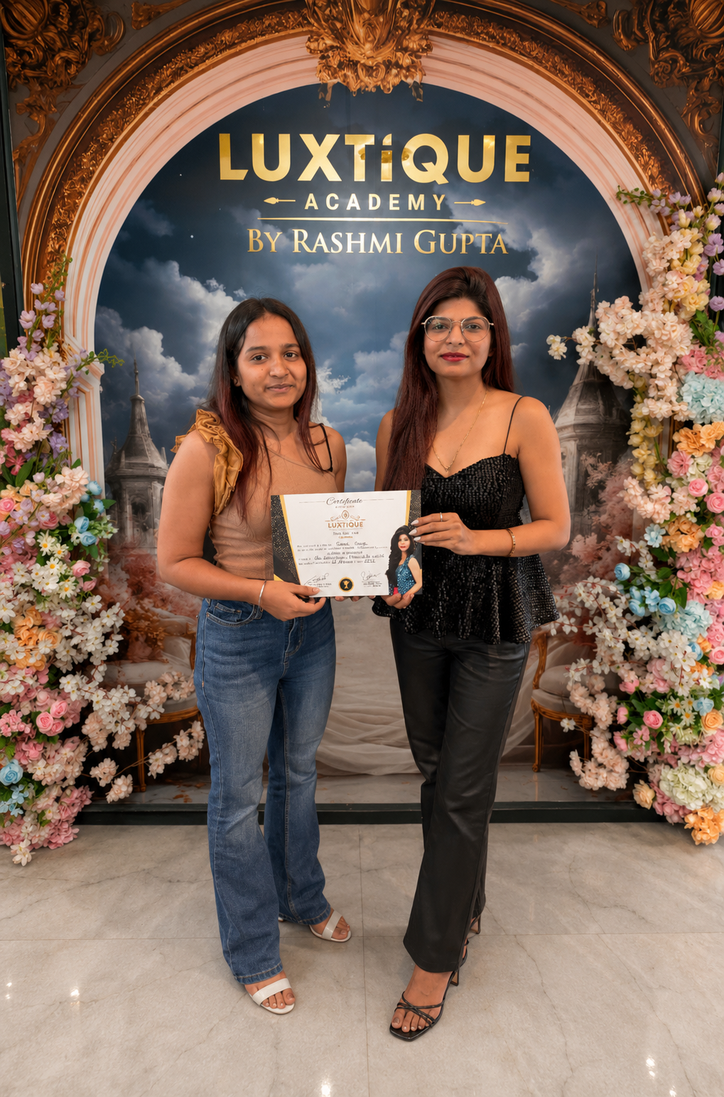 Seema Goyal — Luxtique Master Nail Course graduate