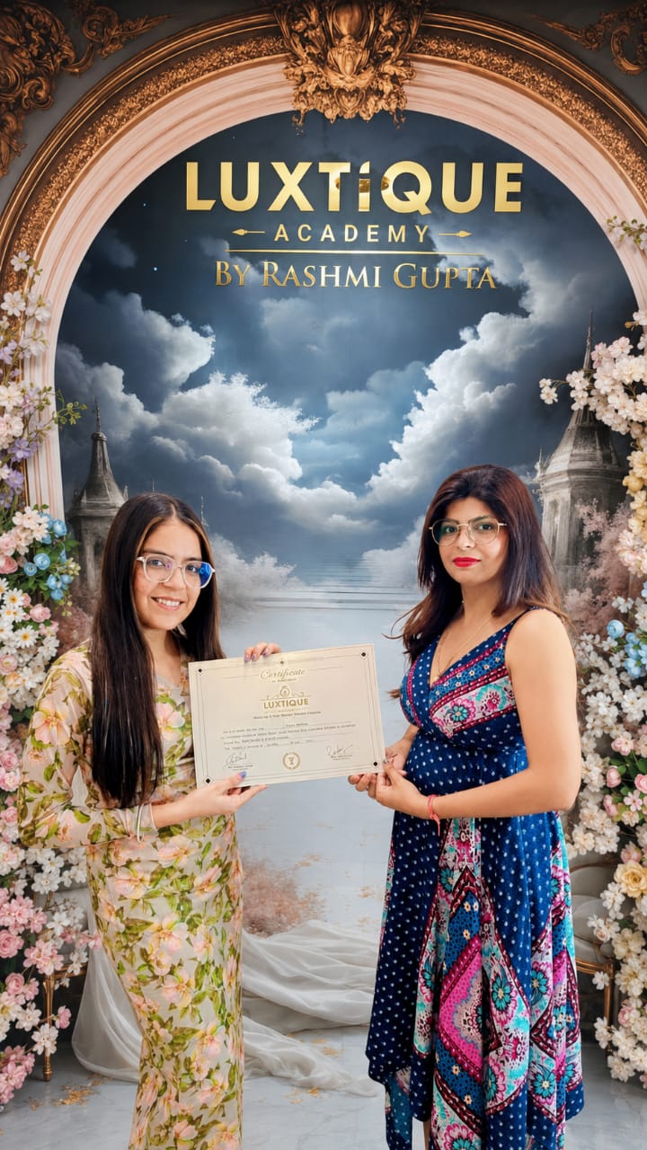 Liza Kataria — Luxtique Advance Nail Course graduate from Bikaner