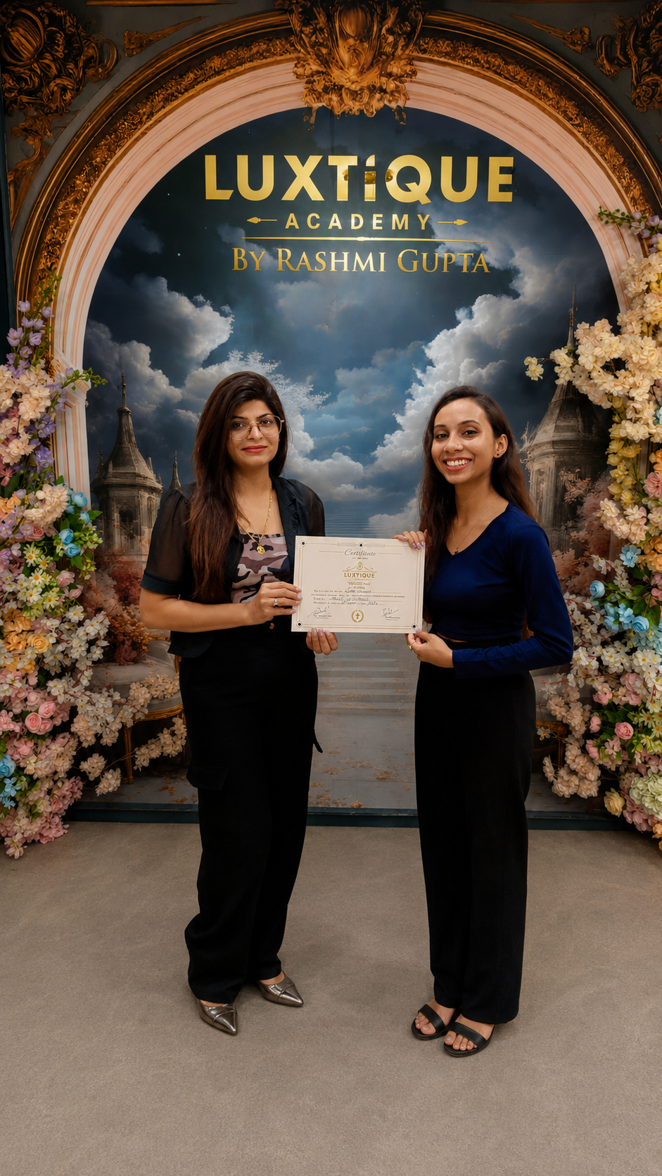 Khushi Sen — Luxtique Advance Nail Course graduate