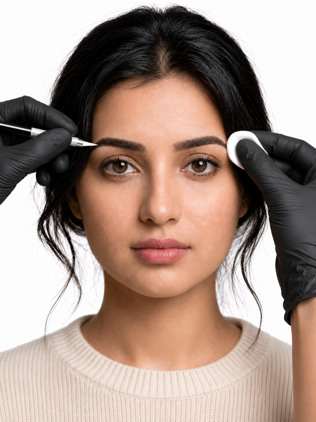 Touch-Up & Refinement — Healed brow refinement pass