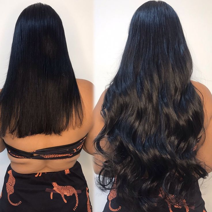 Hair extensions before and after — Luxtique Academy