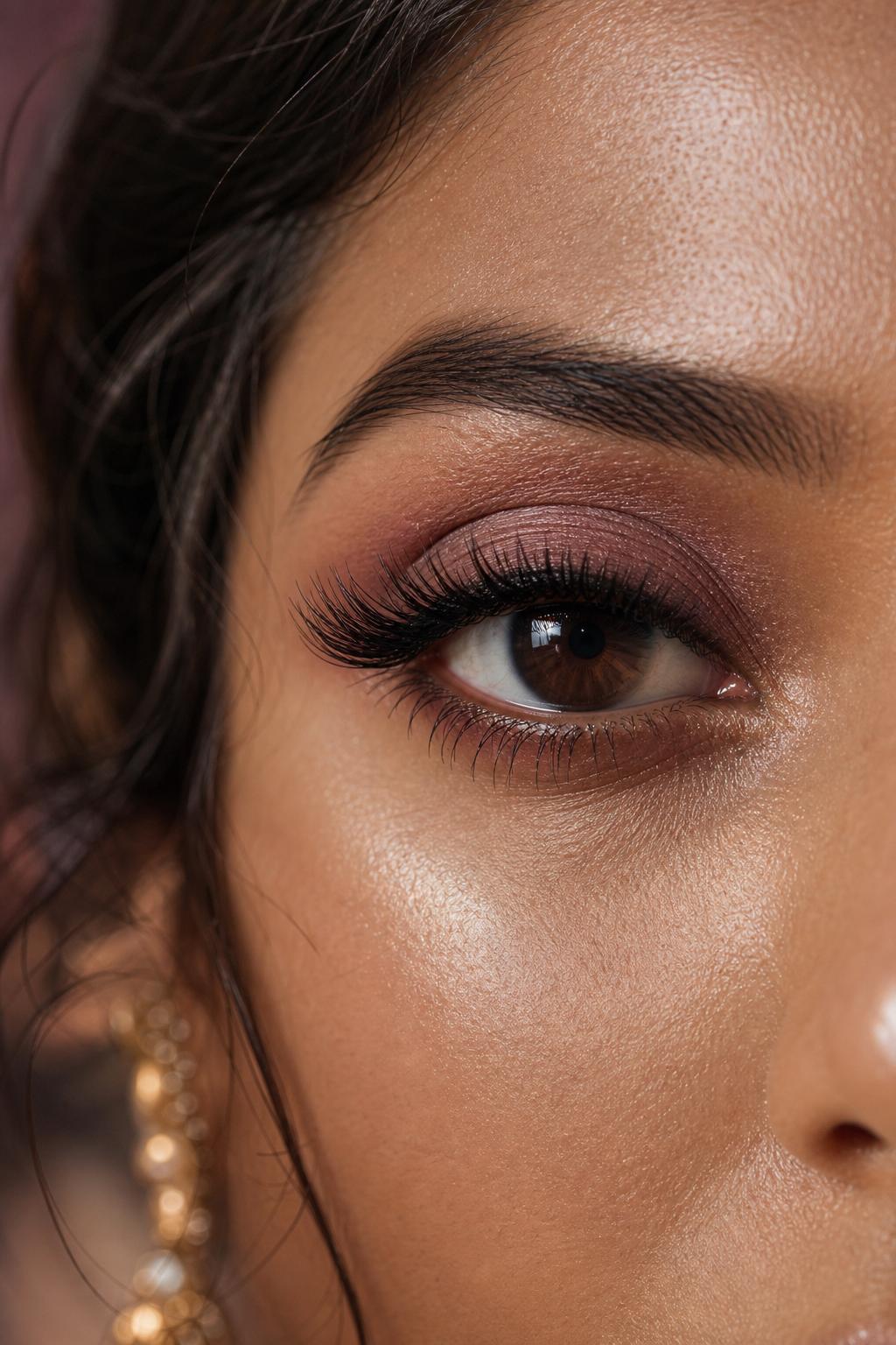 Lash Extensions close-up