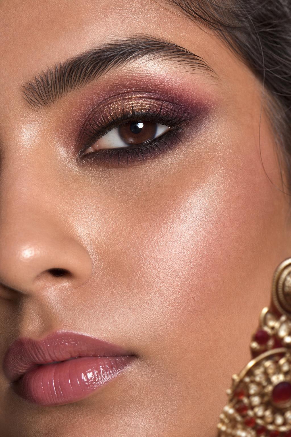 Makeup close-up