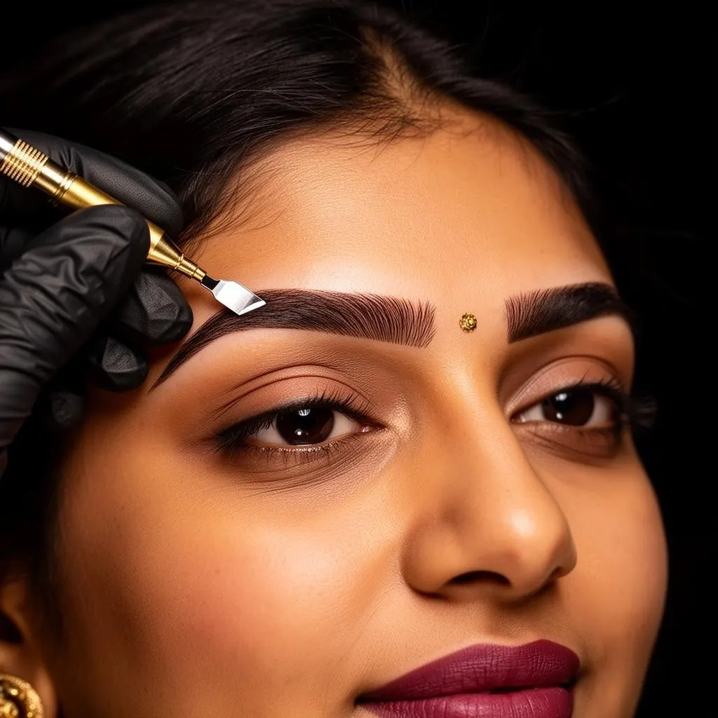 PMU training at Luxtique Academy