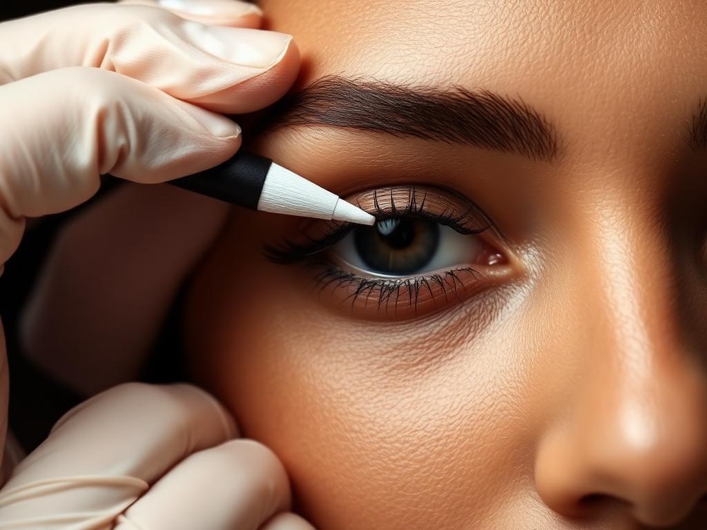 Custom Brow Design — Sketching the natural brow shape
