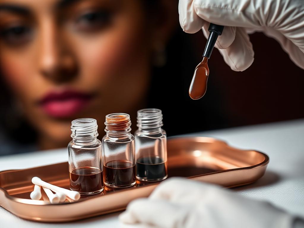 Pigment Selection — Matching pigment to skin undertone