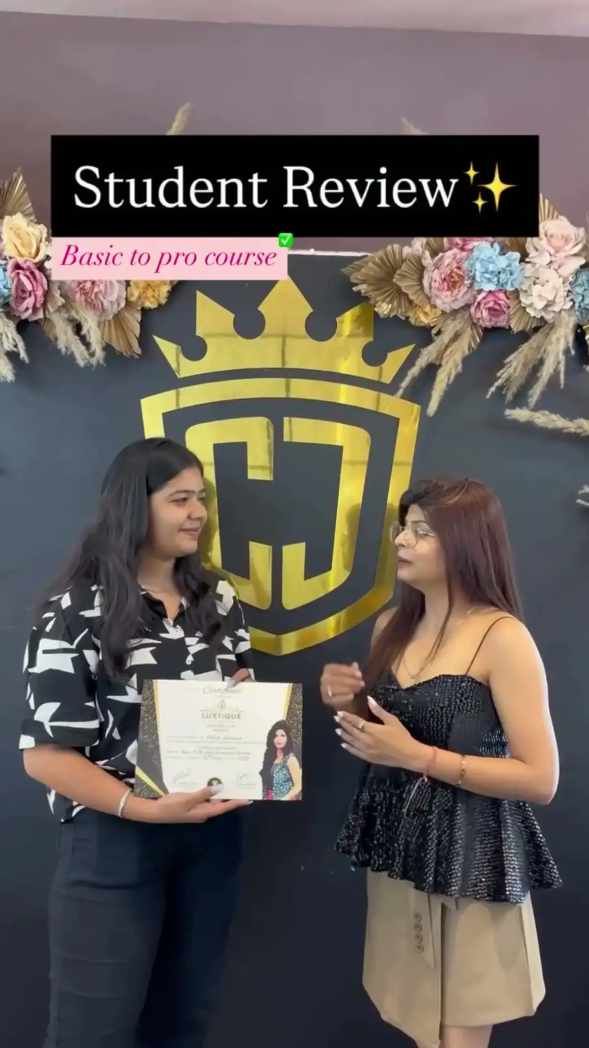 Archi from Beawar — Luxtique Academy graduate