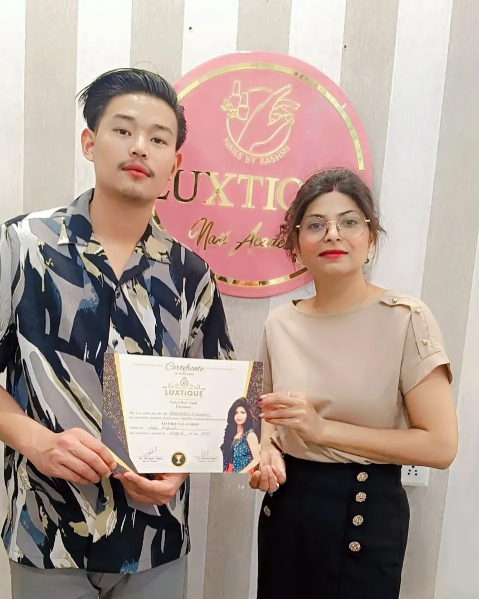 Nezan — Luxtique Master Nail Artistry graduate from Dimapur