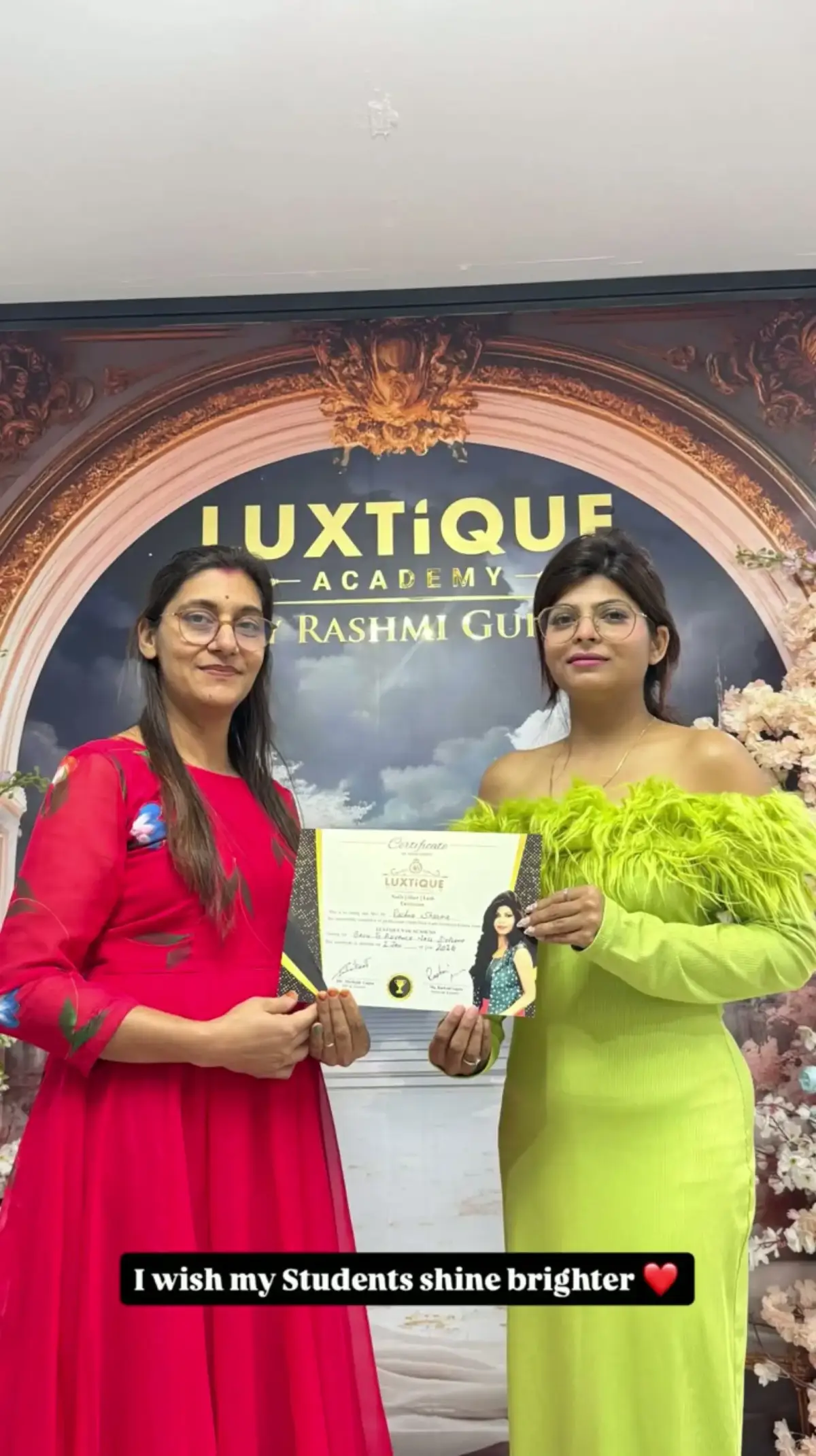 Rachna from Sikar — Luxtique Academy graduate