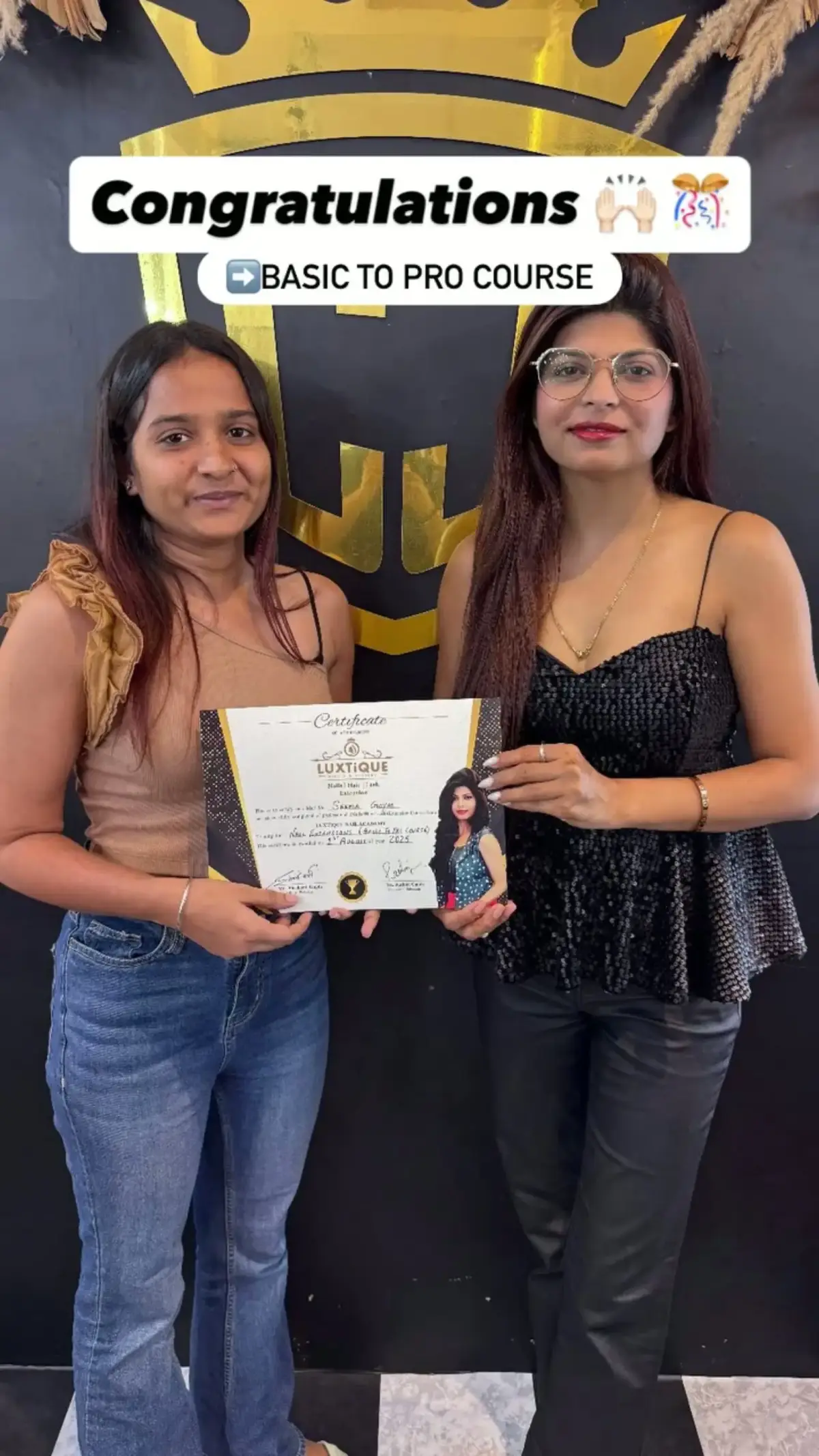 Seema from Jodhpur — Luxtique Academy graduate