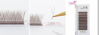 YY Lashes Caramel — D Curl