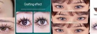 Comic Flower Lashes — D Curl