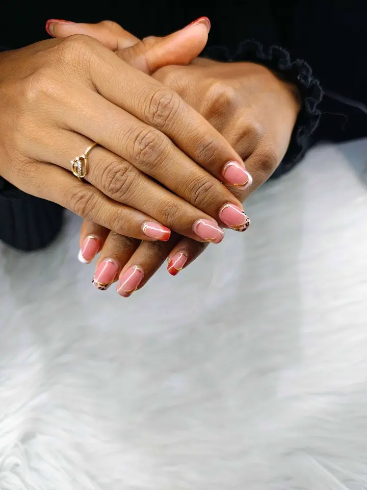 Nail extension look 4 — student work at Luxtique Academy
