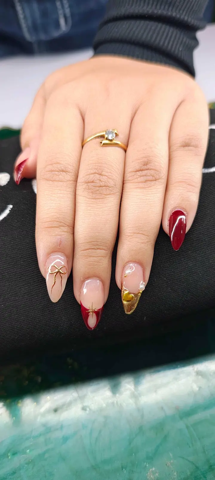 Nail extension look 7 — student work at Luxtique Academy